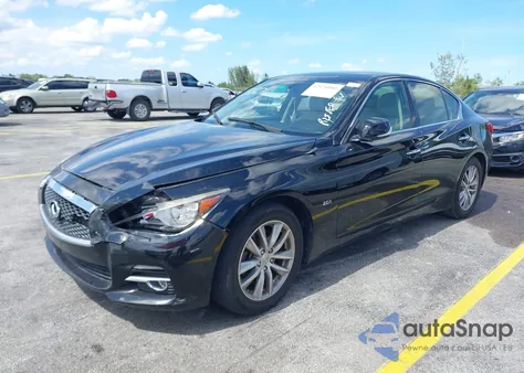 2016 Infiniti Q50 2.0T Premium from USA, damaged, VIN JN1CV7AP3GM203733